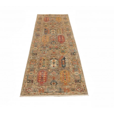 Tappeto Tribal Pakistan marrone grigio 78x232