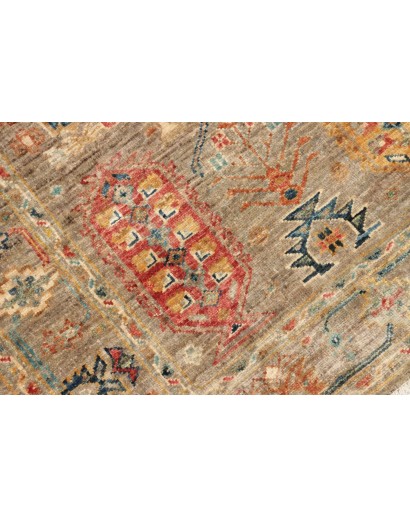 Tappeto Tribal Pakistan marrone grigio 78x232