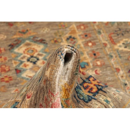 Tappeto Tribal Pakistan marrone grigio 78x232