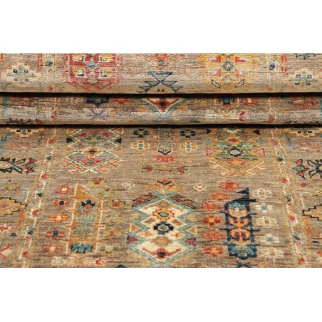Tappeto Tribal Pakistan marrone grigio 78x232