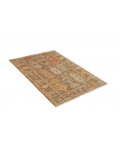 Tappeto Tribal Pakistan bianco 83x126