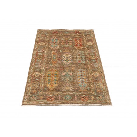 Tappeto Tribal Pakistan bianco 83x126