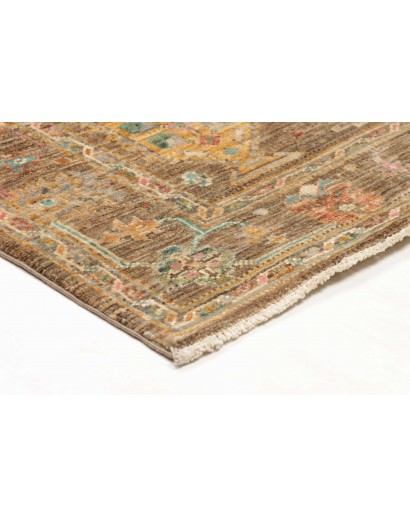 Tappeto Tribal Pakistan bianco 83x126