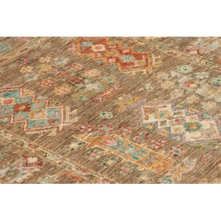 Tappeto Tribal Pakistan bianco 83x126