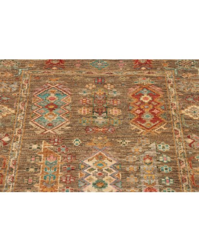 Tappeto Tribal Pakistan bianco 83x126