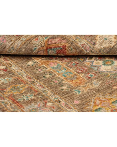 Tappeto Tribal Pakistan bianco 83x126
