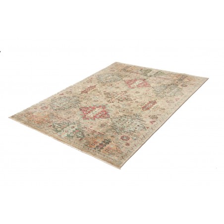 Tappeto Tribal Pakistan marrone bianco 145x207