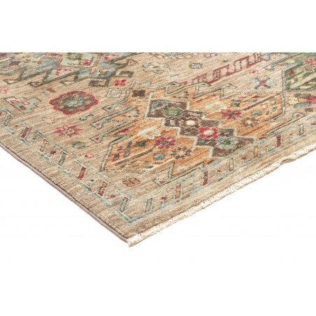 Tappeto Tribal Pakistan marrone bianco 145x207