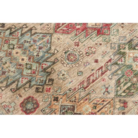 Tappeto Tribal Pakistan marrone bianco 145x207