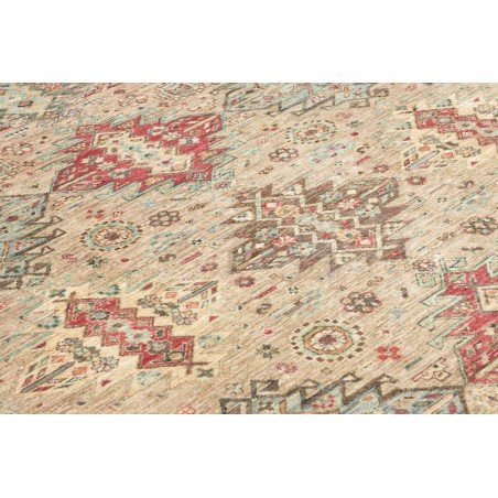 Tappeto Tribal Pakistan marrone bianco 145x207