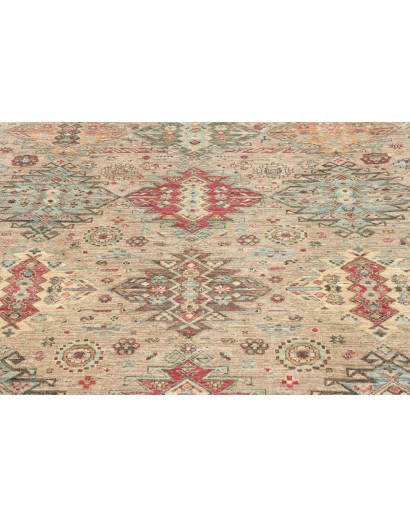 Tappeto Tribal Pakistan marrone bianco 145x207