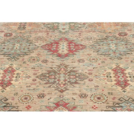 Tappeto Tribal Pakistan marrone bianco 145x207