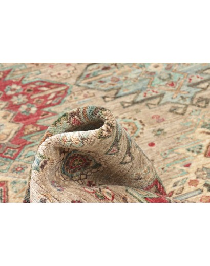 Tappeto Tribal Pakistan marrone bianco 145x207