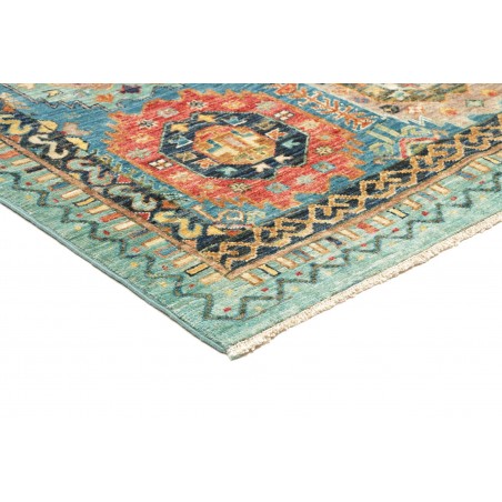 Tappeto Tribal Pakistan azzurro grigio 121x187