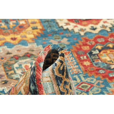 Tappeto Tribal Pakistan azzurro grigio 121x187