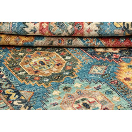 Tappeto Tribal Pakistan azzurro grigio 121x187