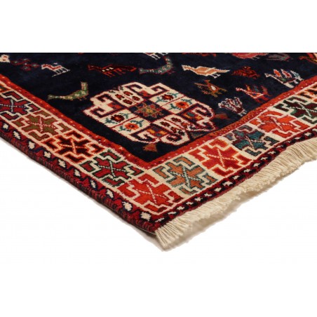 Tappeto Shiraz Persia marrone giallo 177x280
