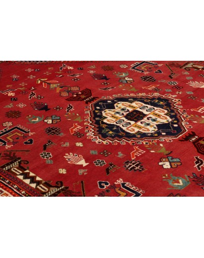 Tappeto Shiraz Persia marrone giallo 177x280