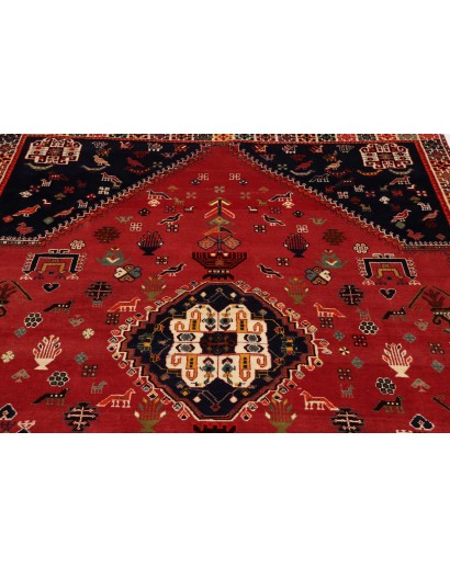 Tappeto Shiraz Persia marrone giallo 177x280