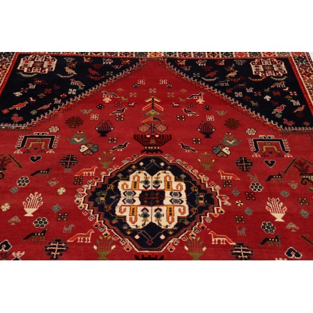 Tappeto Shiraz Persia marrone giallo 177x280