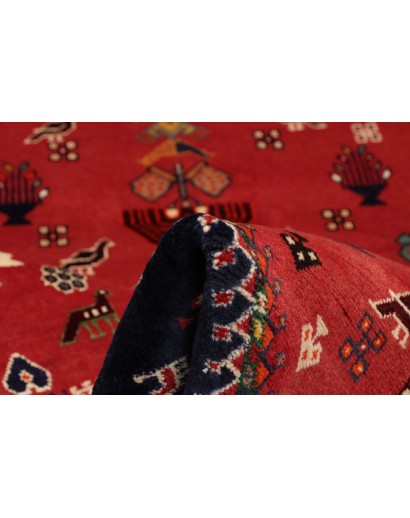 Tappeto Shiraz Persia marrone giallo 177x280