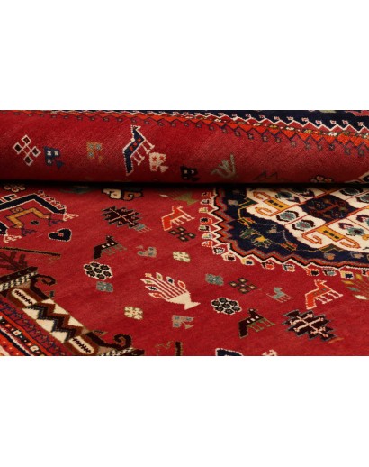 Tappeto Shiraz Persia marrone giallo 177x280