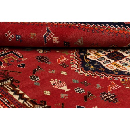 Tappeto Shiraz Persia marrone giallo 177x280