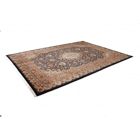 Tappeto Kashamr Zirkhaki Persia azzurro bianco 248x346