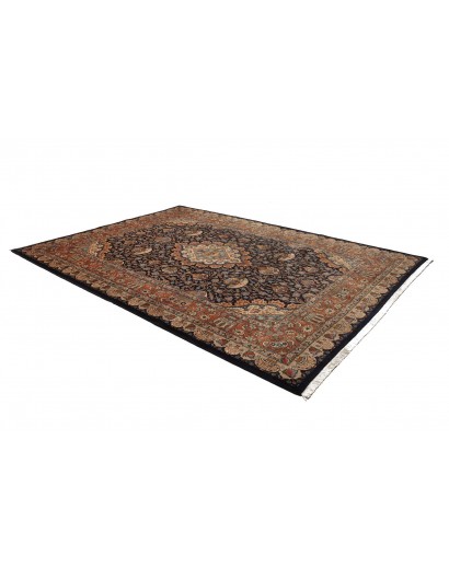 Tappeto Kashamr Zirkhaki Persia azzurro bianco 248x346