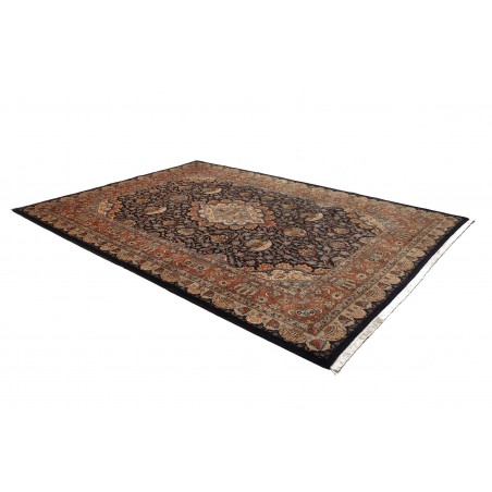 Tappeto Kashamr Zirkhaki Persia azzurro bianco 248x346