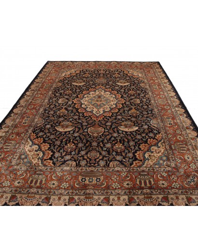 Tappeto Kashamr Zirkhaki Persia azzurro bianco 248x346
