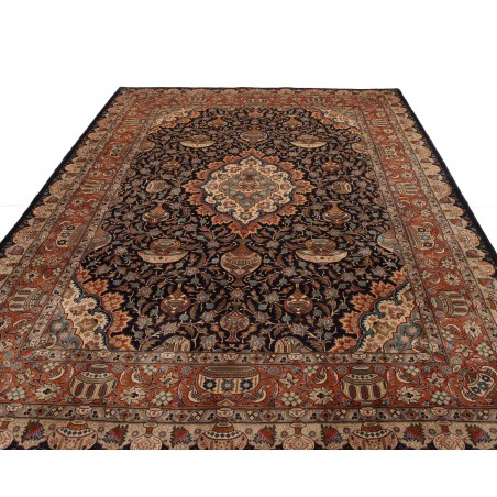 Tappeto Kashamr Zirkhaki Persia azzurro bianco 248x346