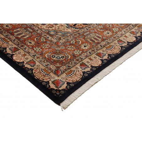 Tappeto Kashamr Zirkhaki Persia azzurro bianco 248x346
