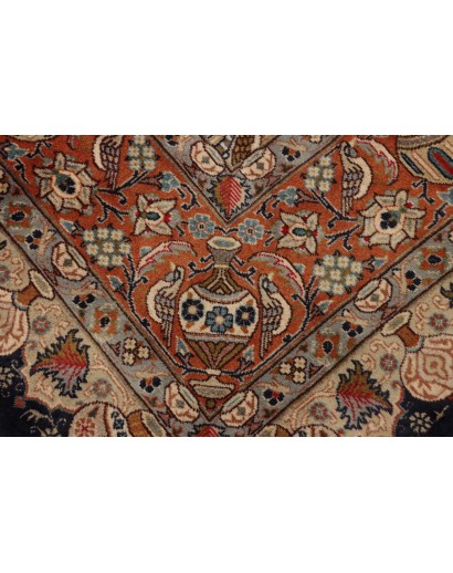 Tappeto Kashamr Zirkhaki Persia azzurro bianco 248x346