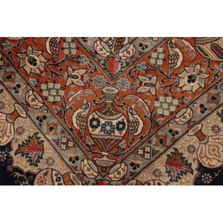 Tappeto Kashamr Zirkhaki Persia azzurro bianco 248x346