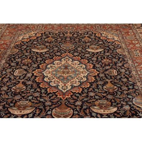 Tappeto Kashamr Zirkhaki Persia azzurro bianco 248x346