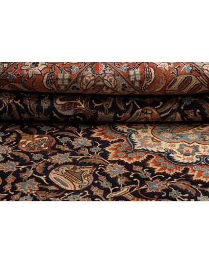 Tappeto Kashamr Zirkhaki Persia azzurro bianco 248x346