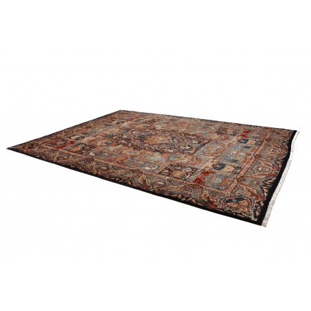 Tappeto Kashamr Zirkhaki Persia grigio marrone 294x385