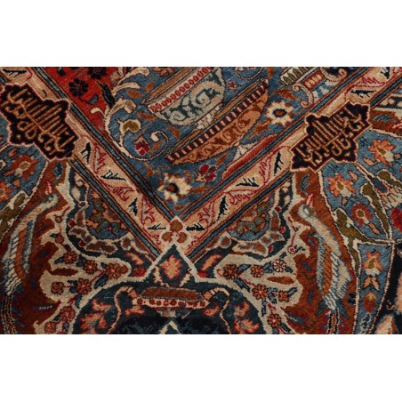 Tappeto Kashamr Zirkhaki Persia grigio marrone 294x385