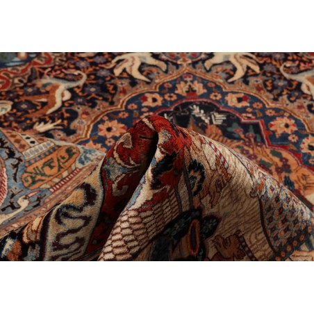 Tappeto Kashamr Zirkhaki Persia grigio marrone 294x385