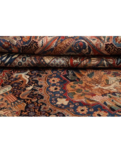 Tappeto Kashamr Zirkhaki Persia grigio marrone 294x385