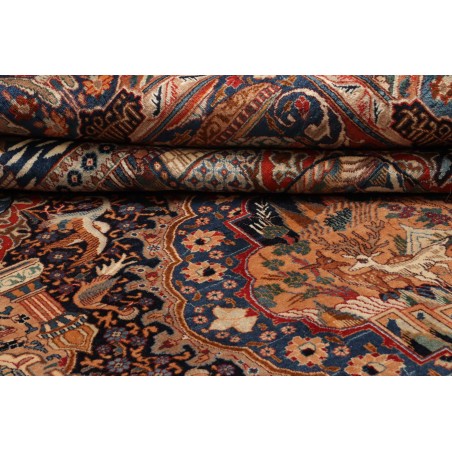 Tappeto Kashamr Zirkhaki Persia grigio marrone 294x385