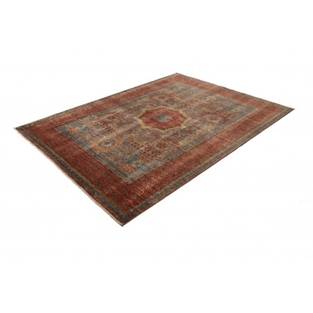 Tappeto Mamlouk Pakistan verde arancione 173x237