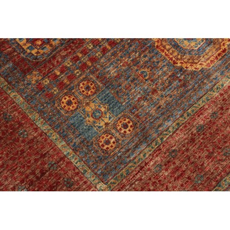 Tappeto Mamlouk Pakistan verde arancione 173x237