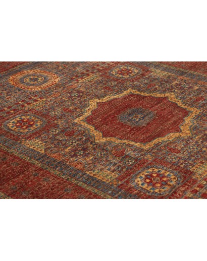 Tappeto Mamlouk Pakistan verde arancione 173x237