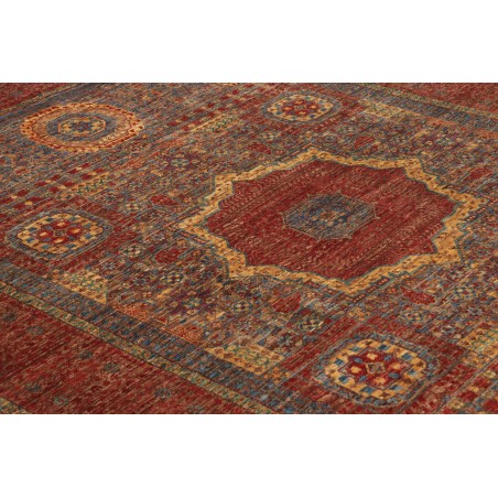 Tappeto Mamlouk Pakistan verde arancione 173x237