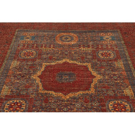 Tappeto Mamlouk Pakistan verde arancione 173x237