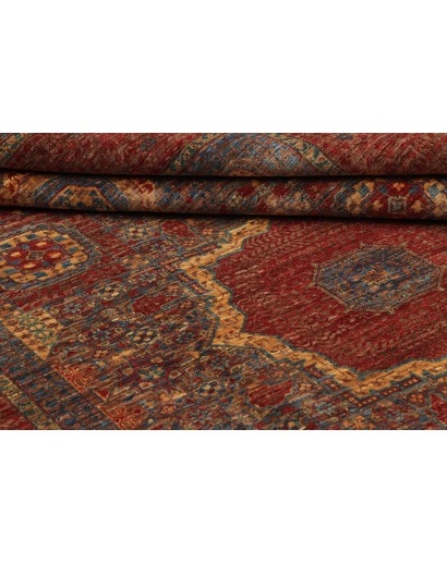 Tappeto Mamlouk Pakistan verde arancione 173x237