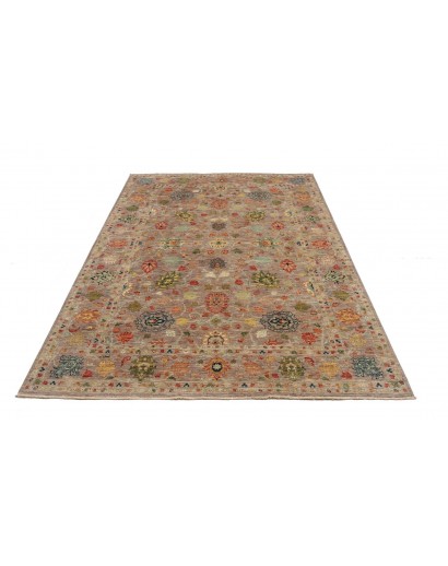 Tappeto Shahi Fine Pakistan marrone grigio 168x236