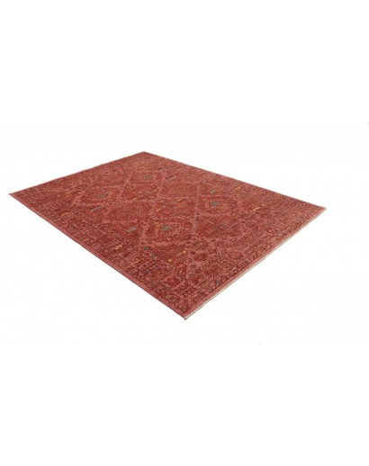 Tappeto Tribal Pakistan rosso marrone 171x234